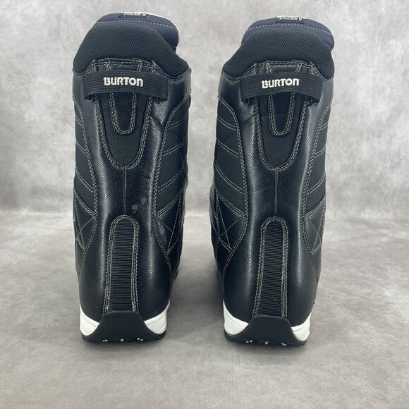 Burton AWOL Men's Size 10 Snowboard Boots Black White Medium Flex - Picture 4 of 10